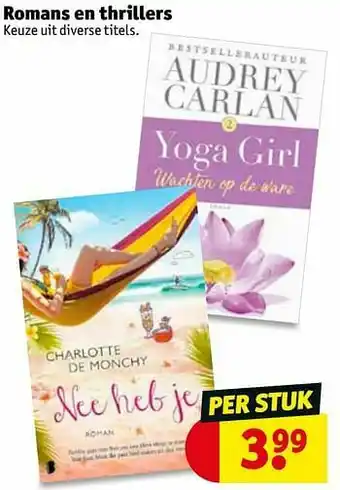 Kruidvat Romans en thrillers aanbieding
