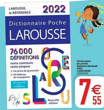 Cora Dictonnaire de poche zakwoordenboek 2022 larousse aanbieding