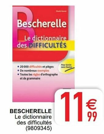 Cora Bescherelle le dictionnaire des difficultés aanbieding