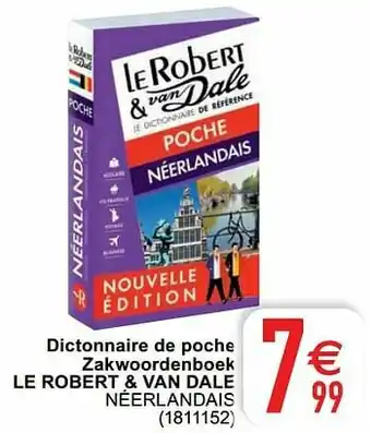 Cora Dictonnaire de poche zakwoordenboek le robert + van dale néerlandais aanbieding