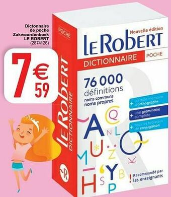Cora Dictonnaire de poche zakwoordenboek le robert aanbieding
