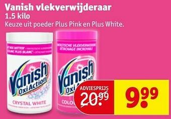 Kruidvat Vanish vlekverwijderaar aanbieding