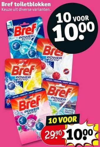 Kruidvat Bref toiletblokken aanbieding