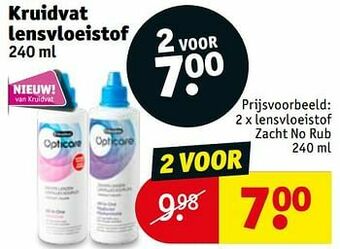 Kruidvat Lensvloeistof zacht no rub aanbieding