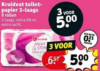 Kruidvat Kruidvat toiletpapier aanbieding