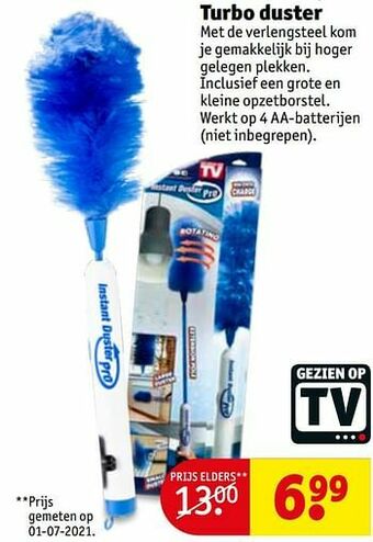 Kruidvat Turbo duster aanbieding