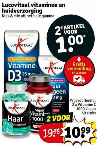 Kruidvat Vitamine c 1000 vegan aanbieding