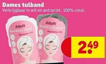 Kruidvat Dames tulband aanbieding