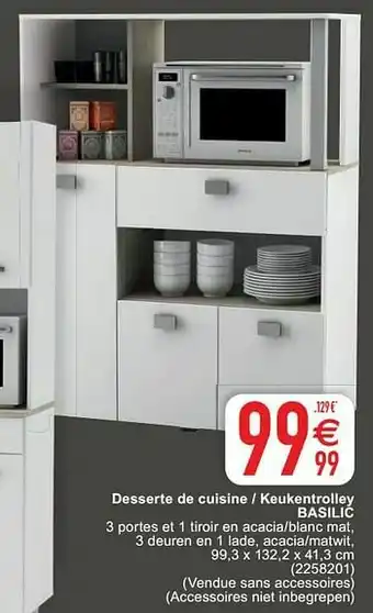Cora Desserte de cuisine - keukentrolley basilic aanbieding
