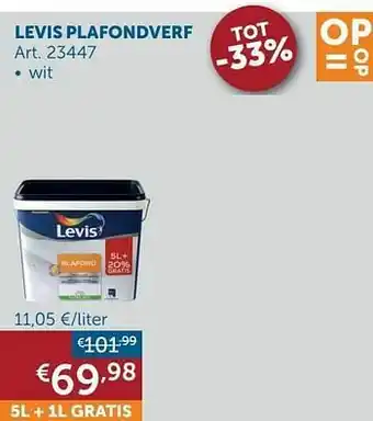 Levis plafondverf wit