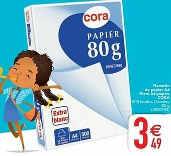 Cora Ramette de papier a4 riem a4-papier cora aanbieding