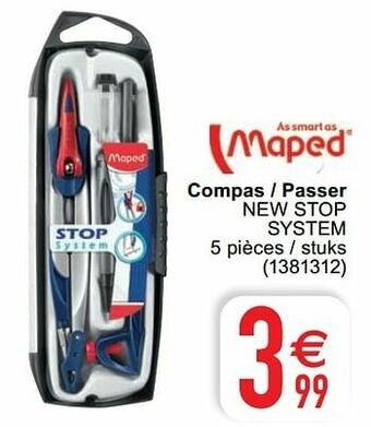 Cora Compas - passer new stop system aanbieding