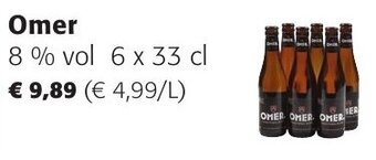 Colruyt Omer 8 % vol 6 x 33 cl aanbieding