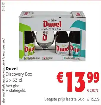 Colruyt Duvel Discovery Box 6 x 33 cl Met glas. aanbieding