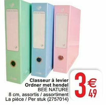 Cora Classeur à levier ordner met hendel bee nature aanbieding