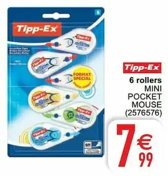 Cora 6 rollers mini pocket mouse aanbieding