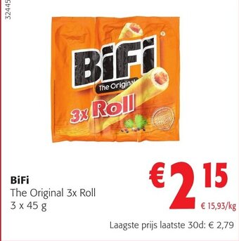 Colruyt BiFi The Original 3x Roll 3 x 45 g aanbieding