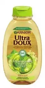 Colruyt Garnier Ultra Doux shampoo Lindebloesemextract 250 ml aanbieding