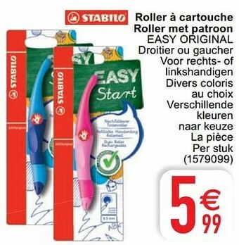 Cora Roller à cartouche roller met patroon easy original aanbieding