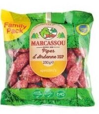 Colruyt Marcassou Pipes d'Ardenne I.G.P. aperitivo's 250 g aanbieding