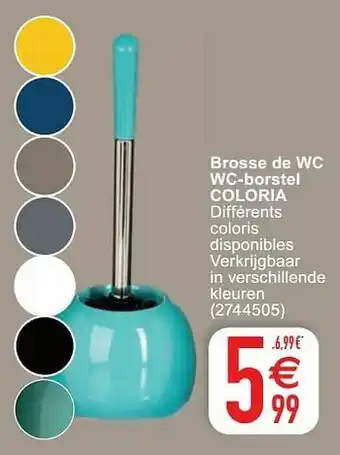Cora Brosse de wc wc-borstel coloria aanbieding