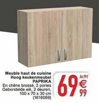 Meuble haut de cuisine hoog keukenmeubel paprika