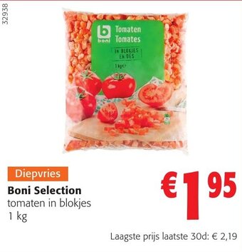 Colruyt Boni Selection tomaten in blokjes 1 kg aanbieding