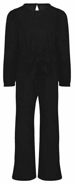 HEMA Kinder Jumpsuit Structuur Zwart (zwart)