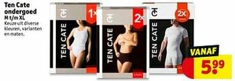 Kruidvat Ten cate ondergoed aanbieding