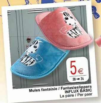 Cora Mules fantaisie - fantasieslippers influx basic aanbieding