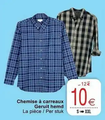 Cora Chemise à carreaux geruit hemd aanbieding