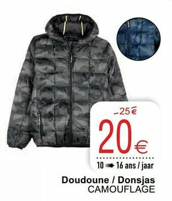Doudoune - donsjas camouflage