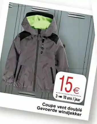 Cora Coupe vent doublé gevoerde windjekker aanbieding