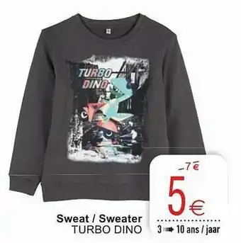Sweat - sweater turbo dino