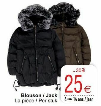 Cora Blouson - jack aanbieding