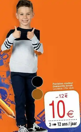Cora Pantalon couleur gekleurde broek aanbieding