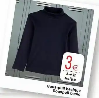 Cora Sous-pull basique souspull basic aanbieding