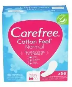 Colruyt Carefree Cotton Feel* Normal 56 stuks aanbieding