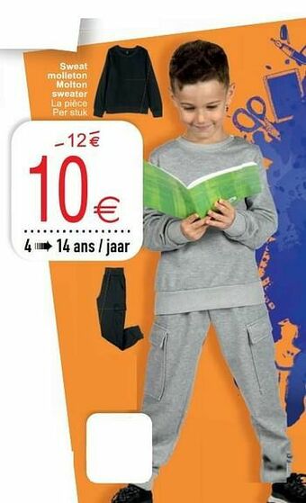 Cora Sweat molleton molton sweater aanbieding