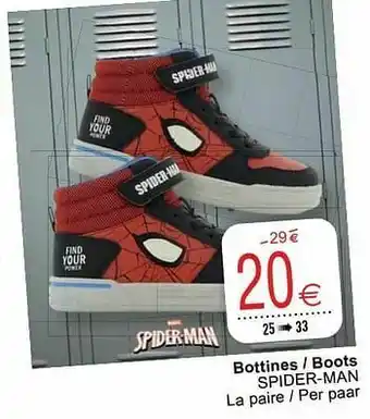 Cora Bottines - boots spider-man aanbieding
