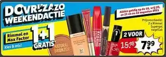 Kruidvat Rimmel supergel nagellak aanbieding