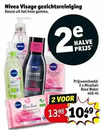 Kruidvat Micellair rose water aanbieding