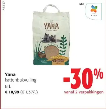Colruyt Yana kattenbakvulling 8 L aanbieding