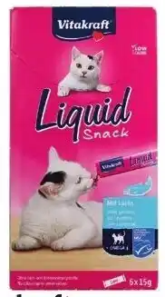 Colruyt Vitakraft Liquid Snack met zalm aanbieding