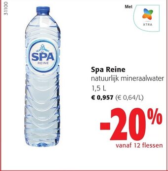 Colruyt Spa Reine natuurlijk mineraalwater 1,5 L aanbieding