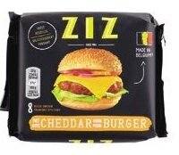 Colruyt Ziz met cheddar voor burger 8 sneetjes 200 g aanbieding