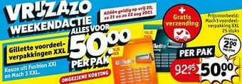 Kruidvat Mach3 voordeelverpakking xxl aanbieding