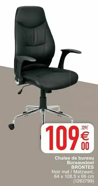 Cora Chaise de bureau bureaustoel brontes aanbieding