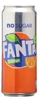 Colruyt Fanta Orange No Sugar 33 cl aanbieding