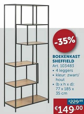Zelfbouwmarkt Boekenkast sheffield aanbieding